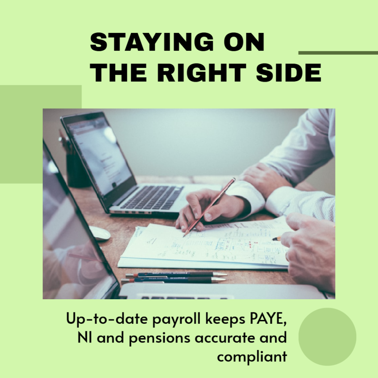 Example post of social media for accounting