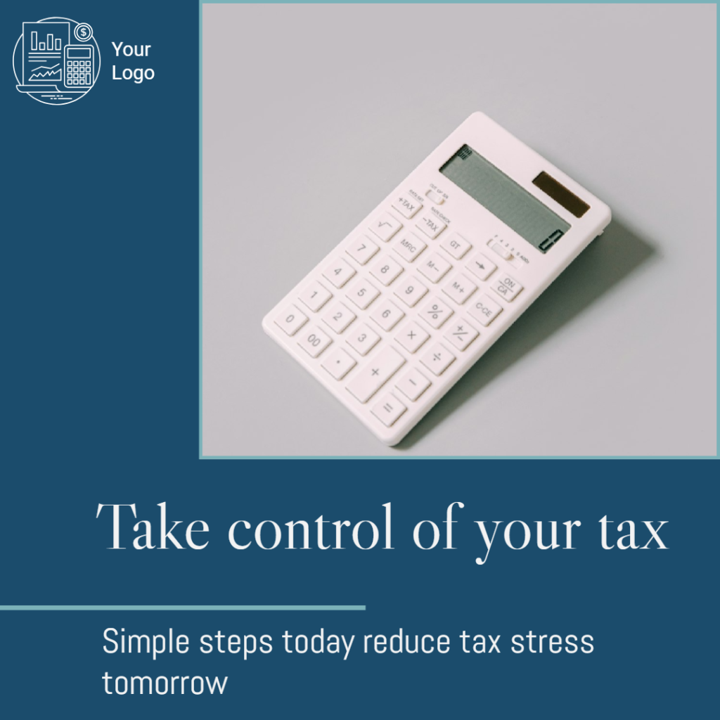 Example post of social media for accounting